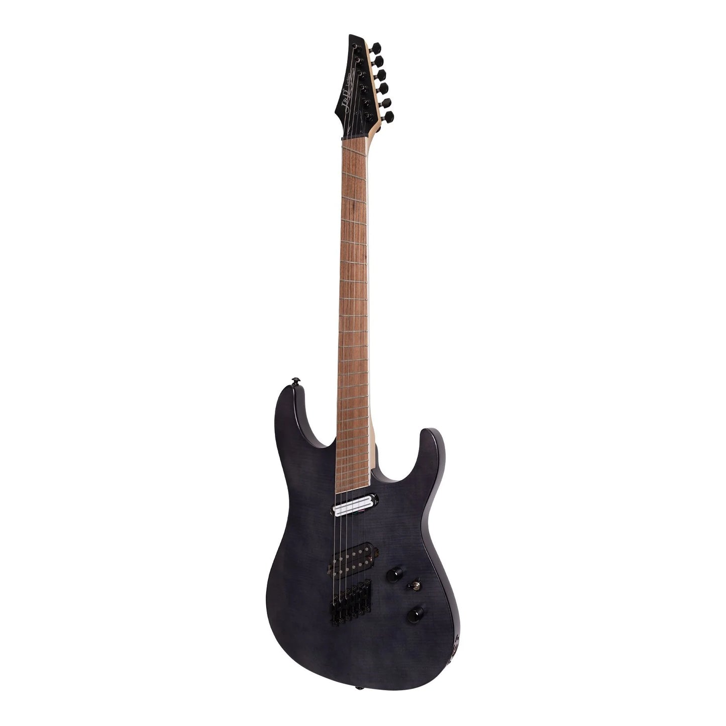 J&D Luthiers - FF60 Contemporary Multi-Scale Electric Guitar (Transparent Black)
