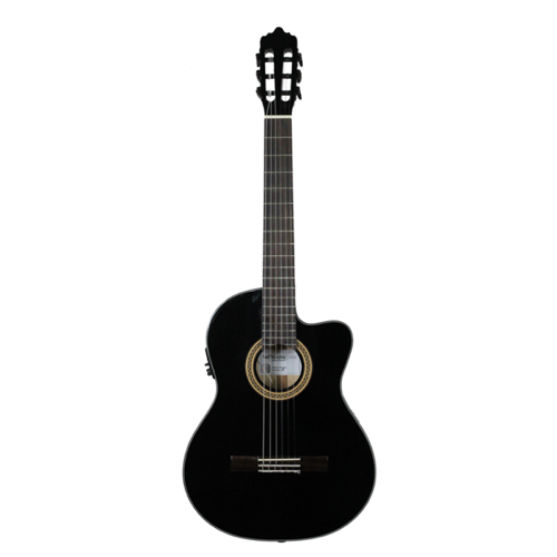 La Mancha - La Perla Negra with Pickup Cutaway
