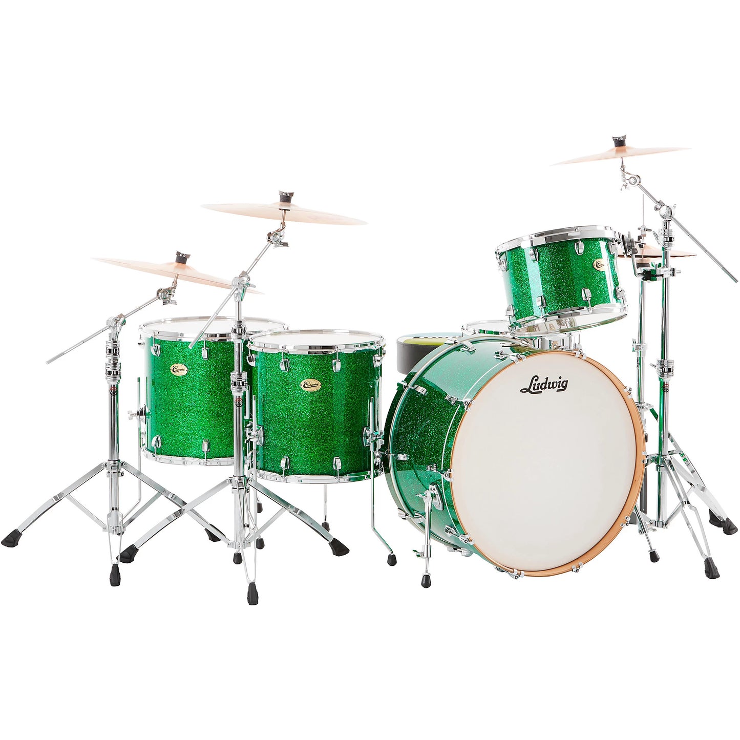 Ludwig - Continental 'Zep Kit' Green Sparkle