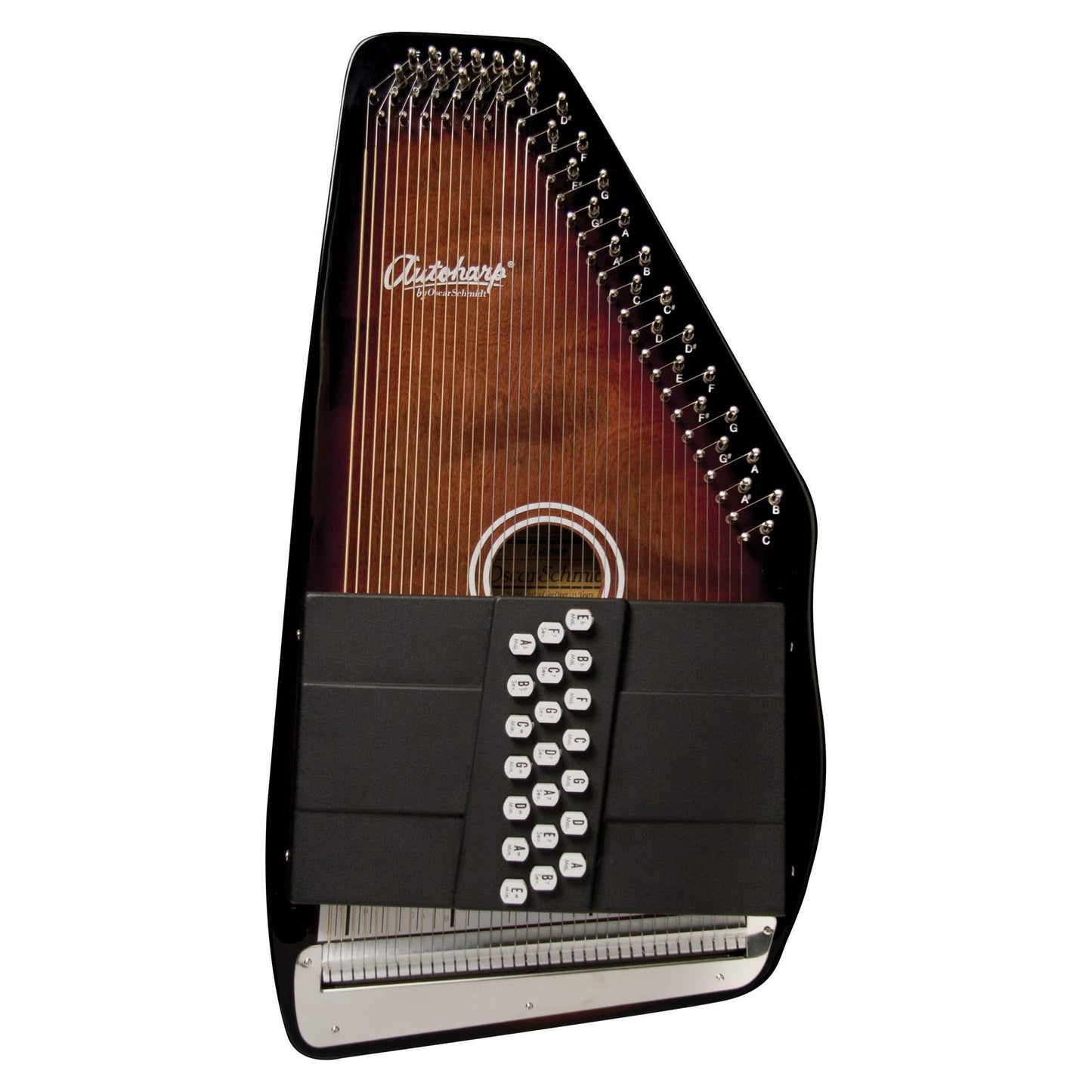 Oscar Schmidt - OS21C Autoharp (Tabacco Sunburt)