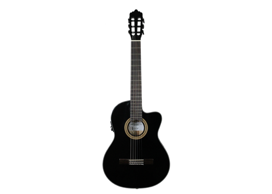 La Mancha - La Perla Negra with Pickup Cutaway