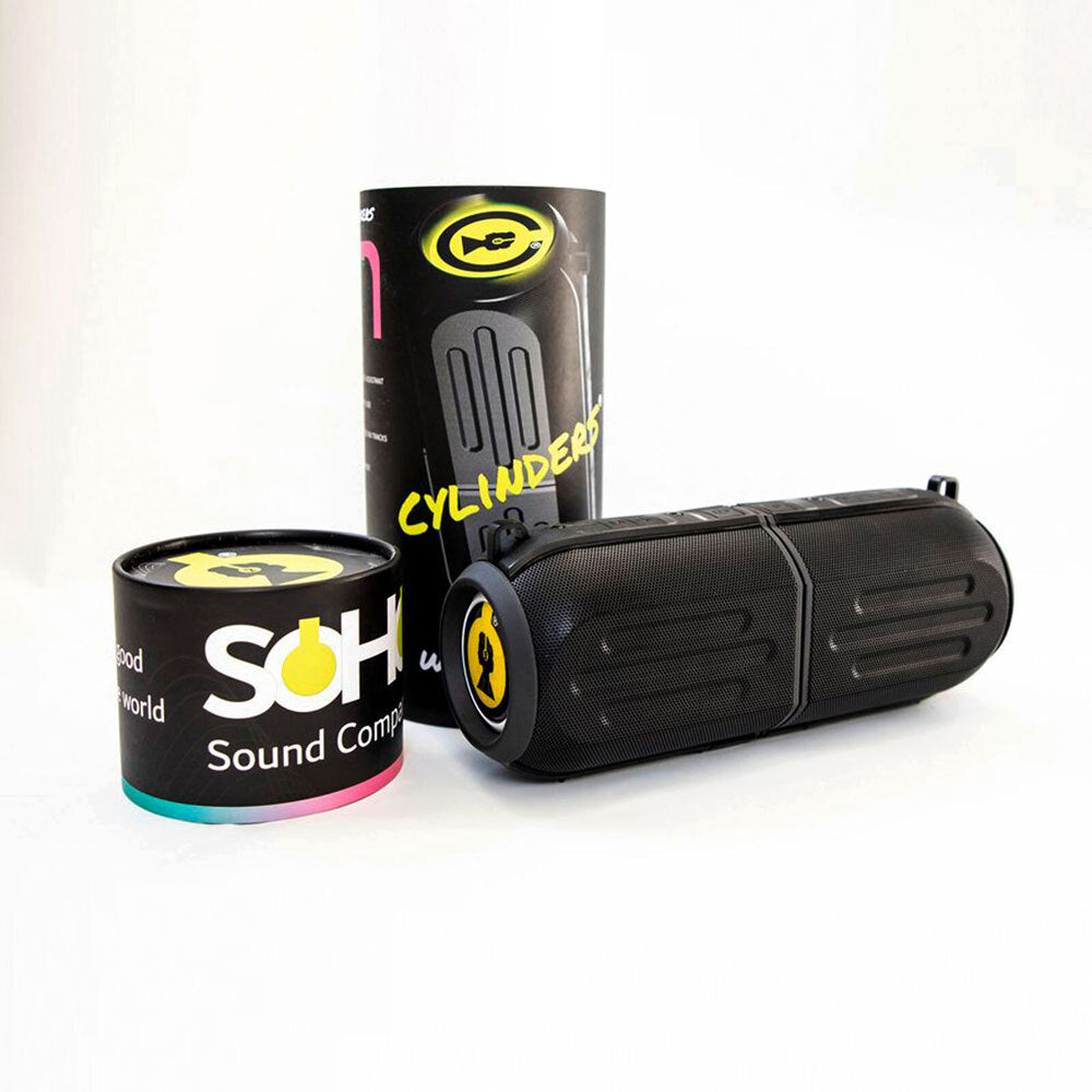 Soho - Cylinder Splittable Bluetooth Stereo Speaker