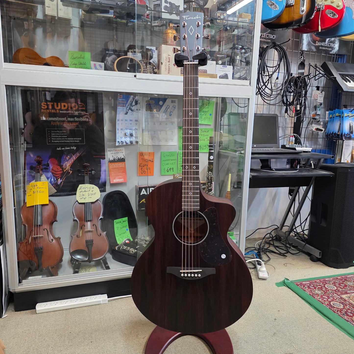 Fenech - Delta Blues Grand Auditorium Acoustic Guitar
